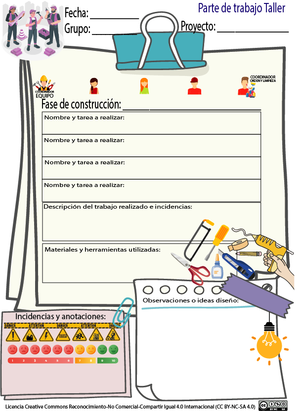 Parte de trabajo diario